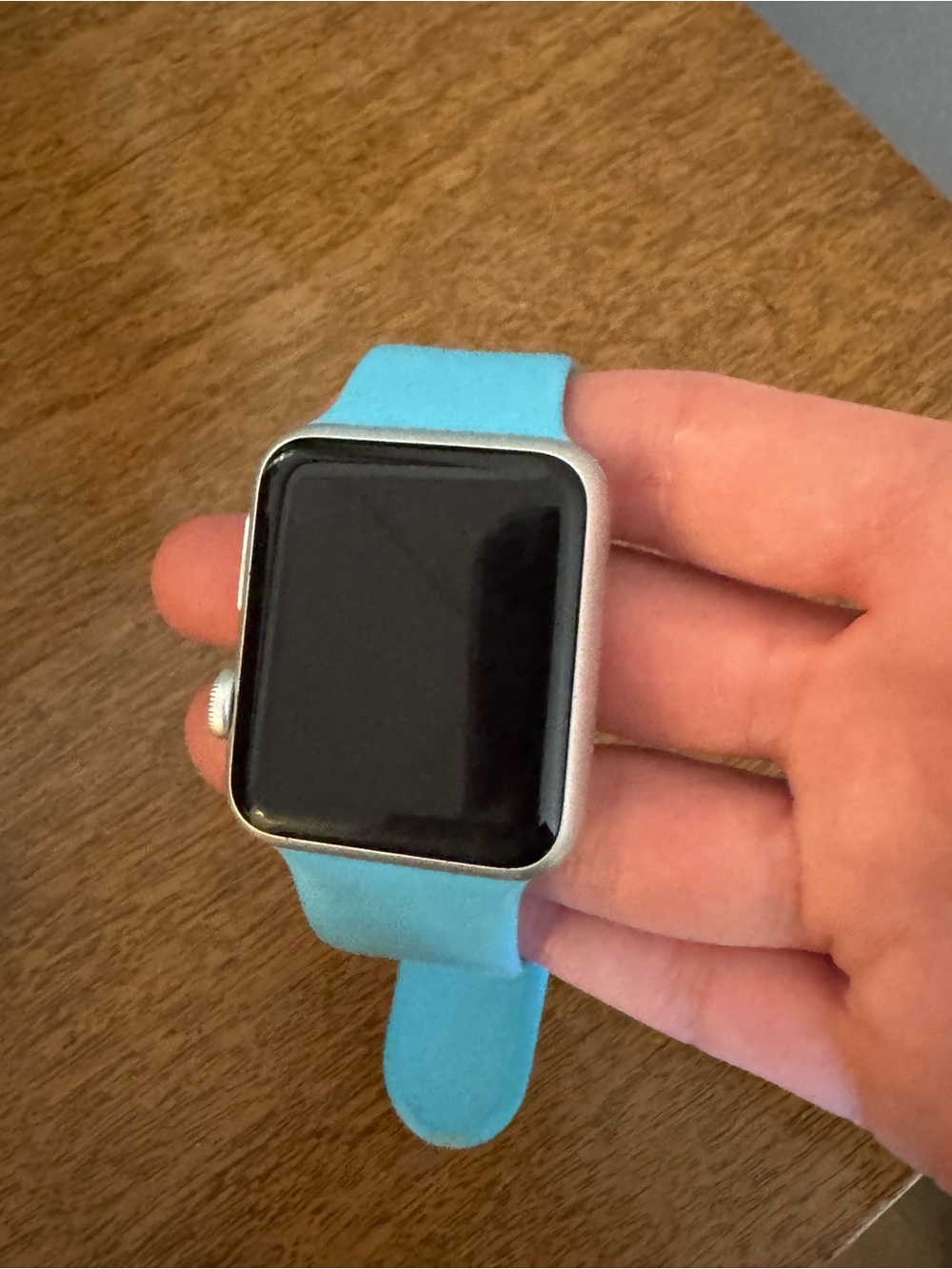 Apple Watch 1st Gen 42mm Silver Aluminum + Charger